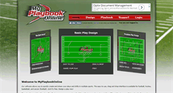 Desktop Screenshot of myplaybookonline.com